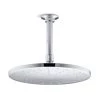 Kohler Contemporary Round 2.5 GPM Single Function Rain Shower Head with MasterClean and Katalyst Air-Induction Spray Technology