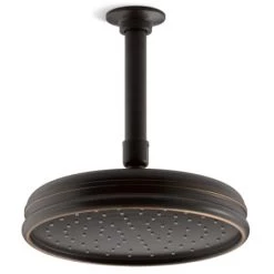 Kohler Traditional 8" Round 2.5 GPM Rainhead with Katalyst Air-Induction Spray Technology