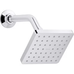 Kohler Parallel 2.5 GPM Single Function Shower Head With Katalyst Air-Induction Spray Technology