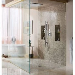 Kohler Real Rain 2.5 GPM Multi Function Overhead Rain Shower Panel with Real Rain and Deluge Technologies 13 Kohler Real Rain 2.5 GPM Multi Function Overhead Rain Shower Panel with Real Rain and Deluge Technologies -Kohler Shop kohler k 31110 alternate view 393