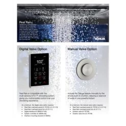 Kohler Real Rain 1.75 GPM Single Function Rain Shower Head 13 Kohler Real Rain 1.75 GPM Single Function Rain Shower Head -Kohler Shop kohler k 31110 g alternate view 23