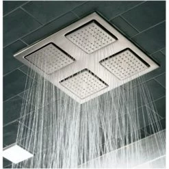 Kohler WaterTile 2.4 GPM Ceiling Mount Rainhead with Four 22-Nozzle Sprayheads -Kohler Shop kohler k 98740 alternate view 1050
