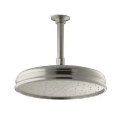 Kohler Traditional 10" Round 2.5 GPM Rainhead with Katalyst Air-Induction Spray Technology