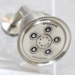 Speakman Hotel Anystream 2.0 GPM Multi-Function Shower Head 12 Speakman Hotel Anystream 2.0 GPM Multi-Function Shower Head -Kohler Shop speakman s 2005 hb e2 closeup view 49