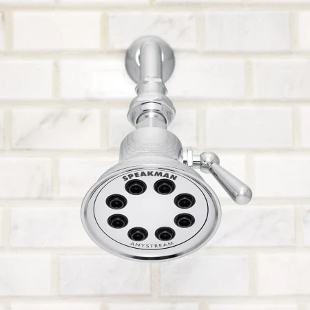 Speakman Signature Brass 2.5 GPM Multi Function Shower Head 4 Speakman Signature Brass 2.5 GPM Multi Function Shower Head - Image 2