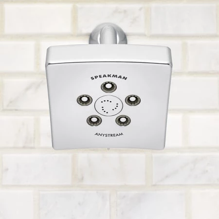 Speakman Kubos 2 GPM Multi Function Water Saving Shower Head 7 Speakman Kubos 2 GPM Multi Function Water Saving Shower Head - Image 5