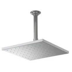 Kohler Radiant 2.5 GPM Single Function Rain Shower Head with MasterClean and Katalyst Air-Induction Spray Technology